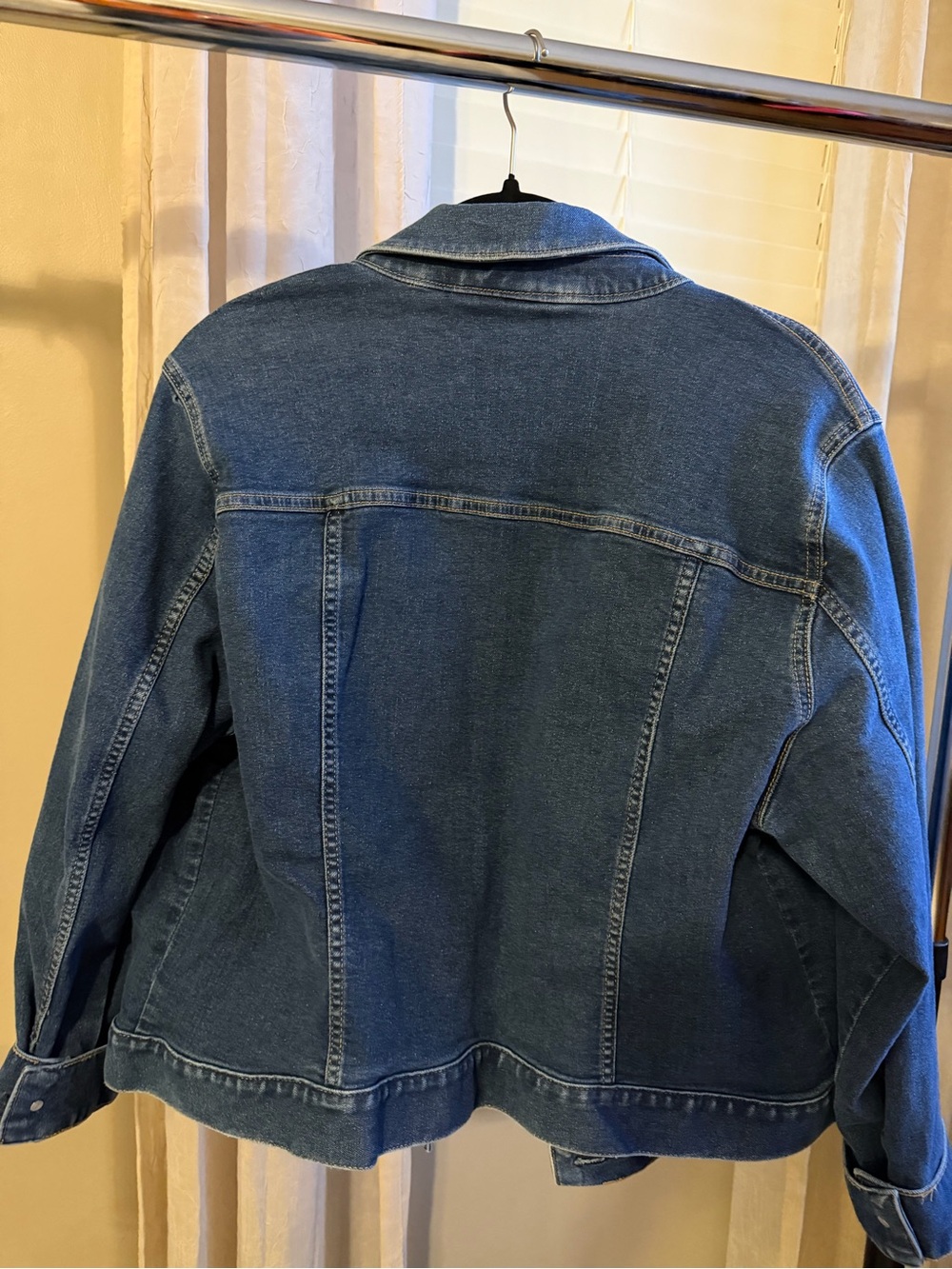Lane Bryant Blue Denim Trucker Jacket - Picture 3 of 4